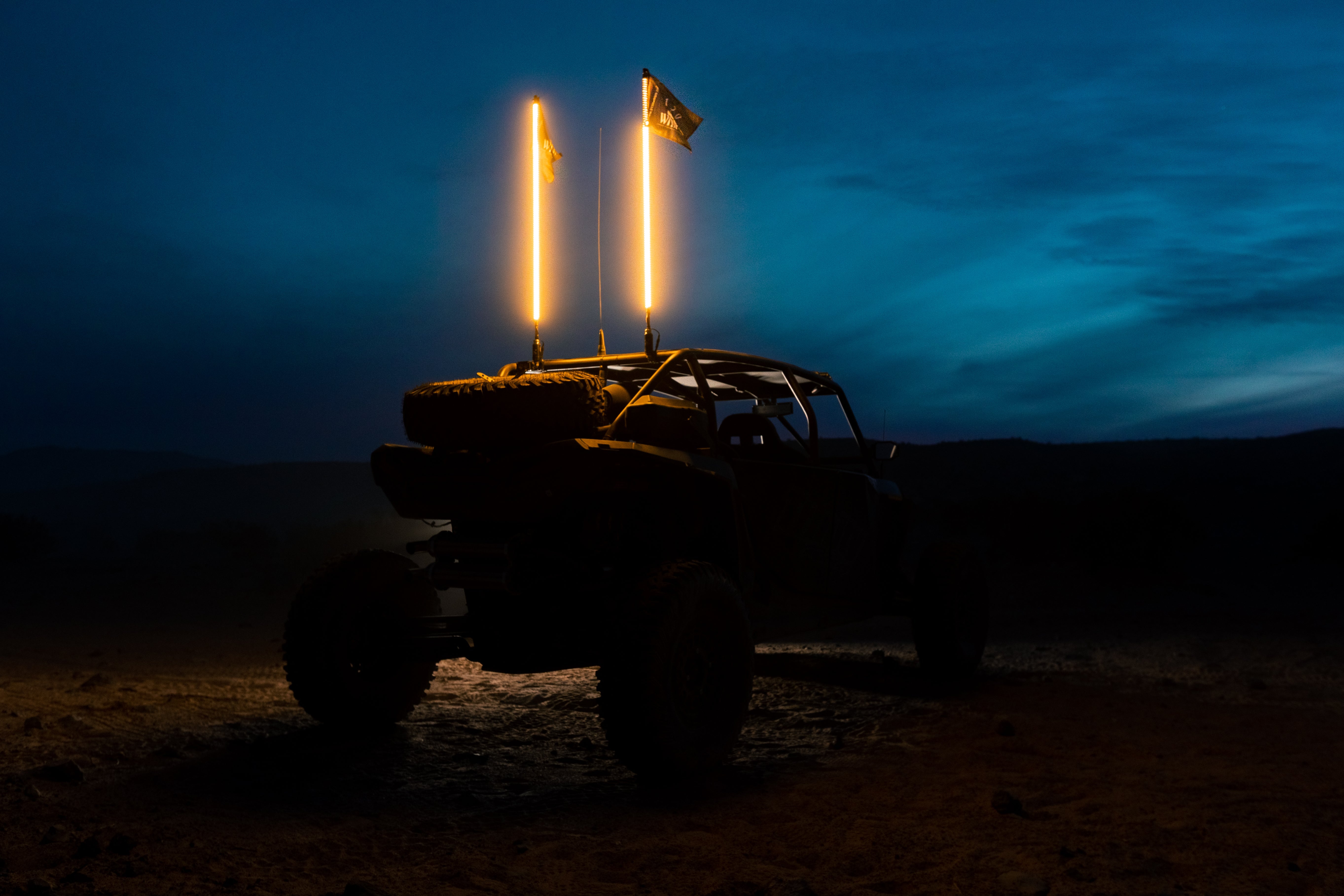 Photo of 5150 Hyper Color Whips by 5150 Whips Inc. - Premium LED Light Whips & Rock Lights for UTVs / Side by Sides