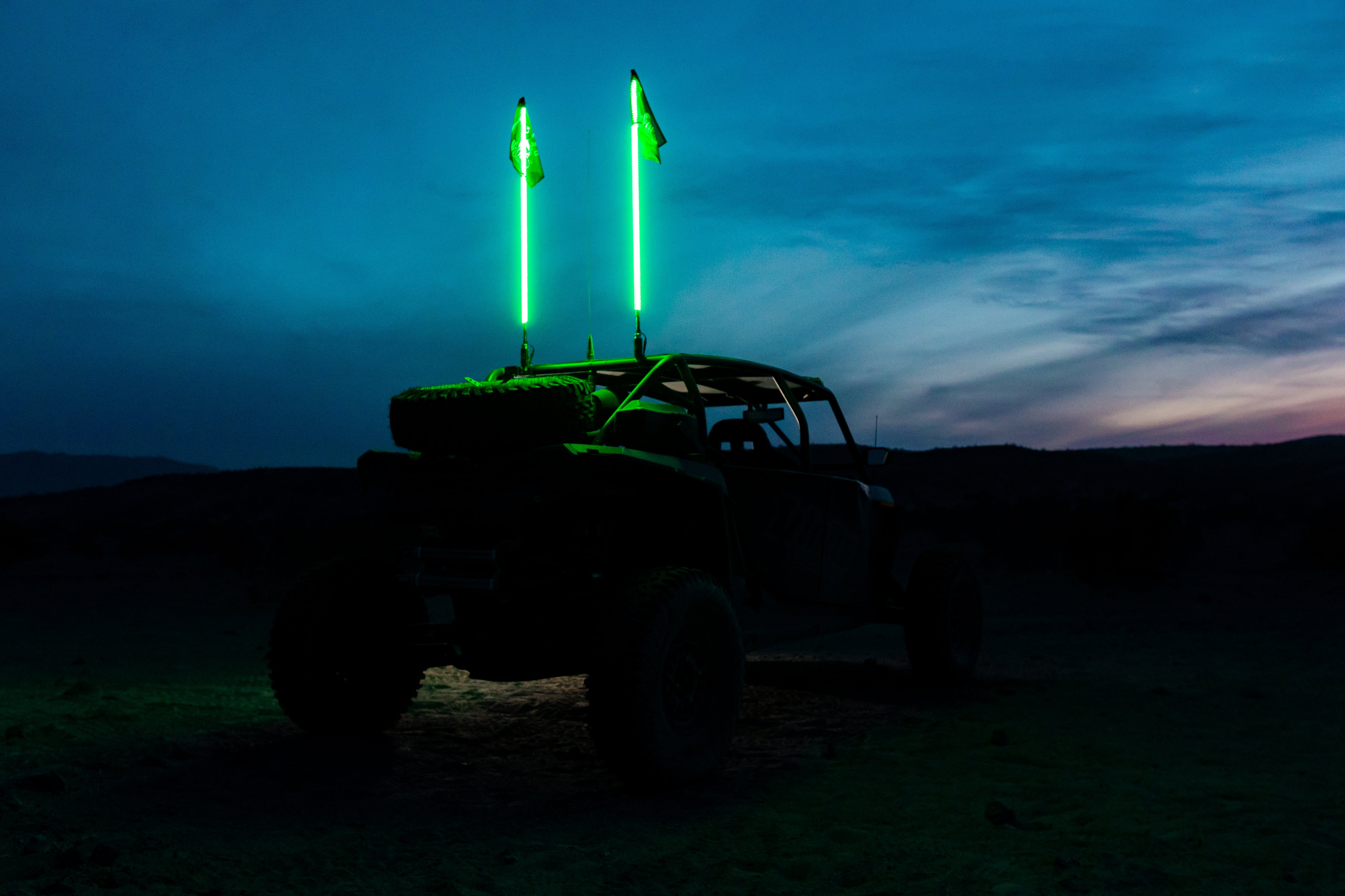 Photo of 5150 Hyper Color Whips by 5150 Whips Inc. - Premium LED Light Whips & Rock Lights for UTVs / Side by Sides