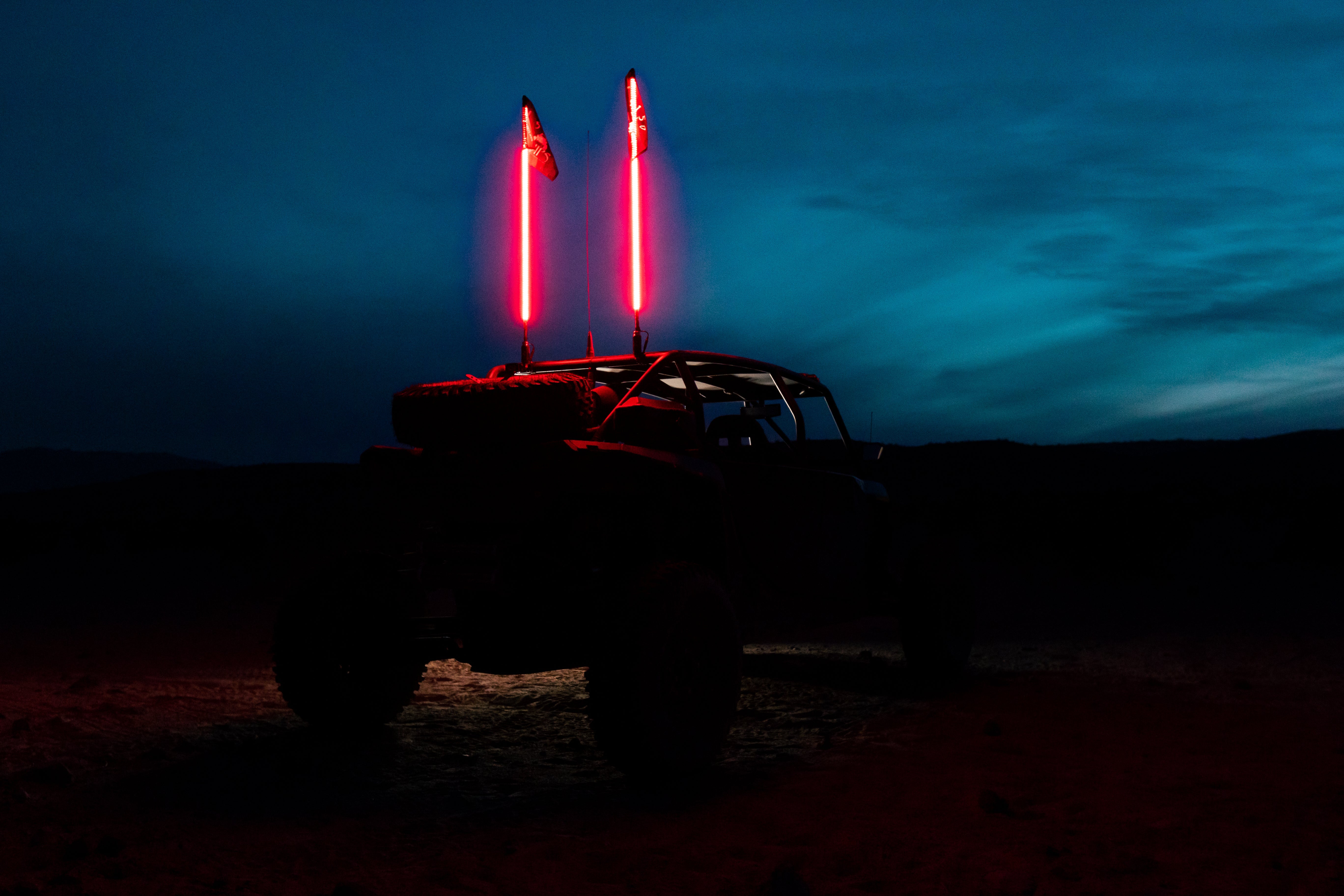 Photo of 5150 Hyper Color Whips by 5150 Whips Inc. - Premium LED Light Whips & Rock Lights for UTVs / Side by Sides