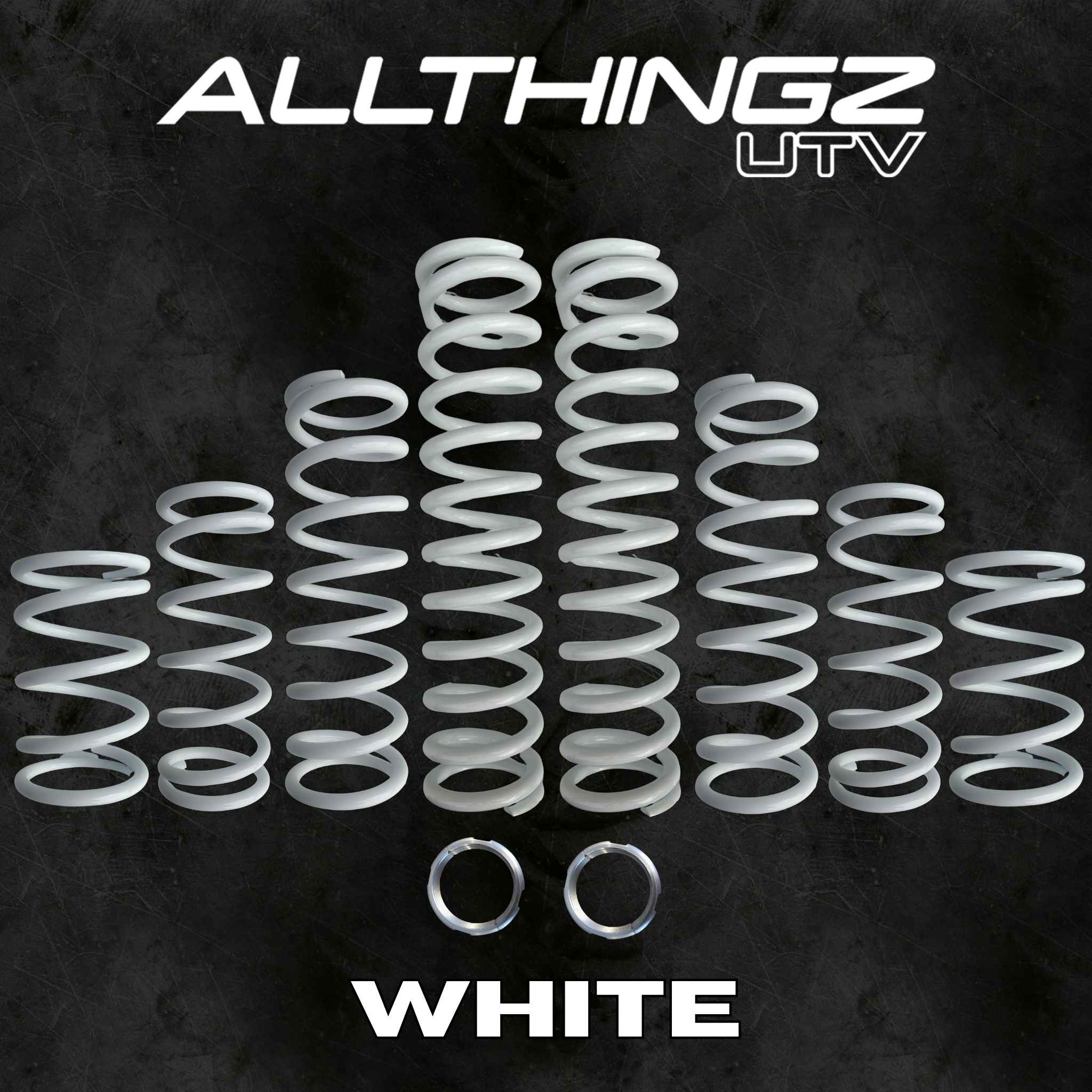 Polaris RZR XP Turbo 2 Seater Portal Gear Lift Spring Kit - Heavier-Rated Springs + 2-3"