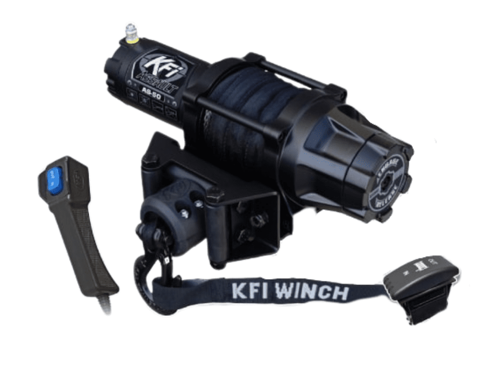 Photo of KFI 5,000LB Assault Series Winch / Synthetic Cable by KFI - Premium Winches & Winch Mounts for UTVs / Side by Sides
