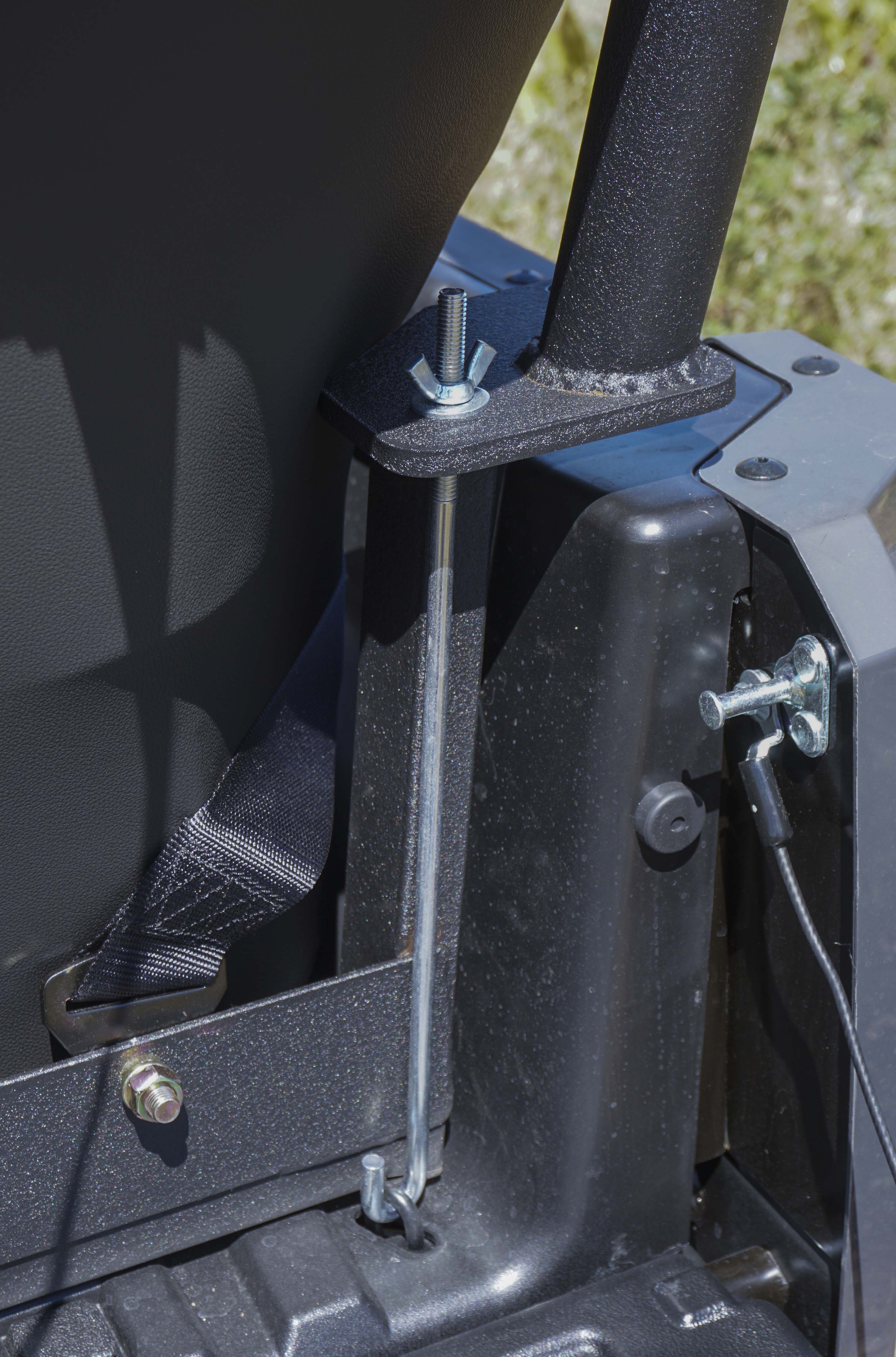 Photo of Yamaha Wolverine RMAX 2 Backseat and Roll Cage Kit (2021-2024) by UTV Mountain Accessories - Premium Bench Seat for UTVs / Side by Sides