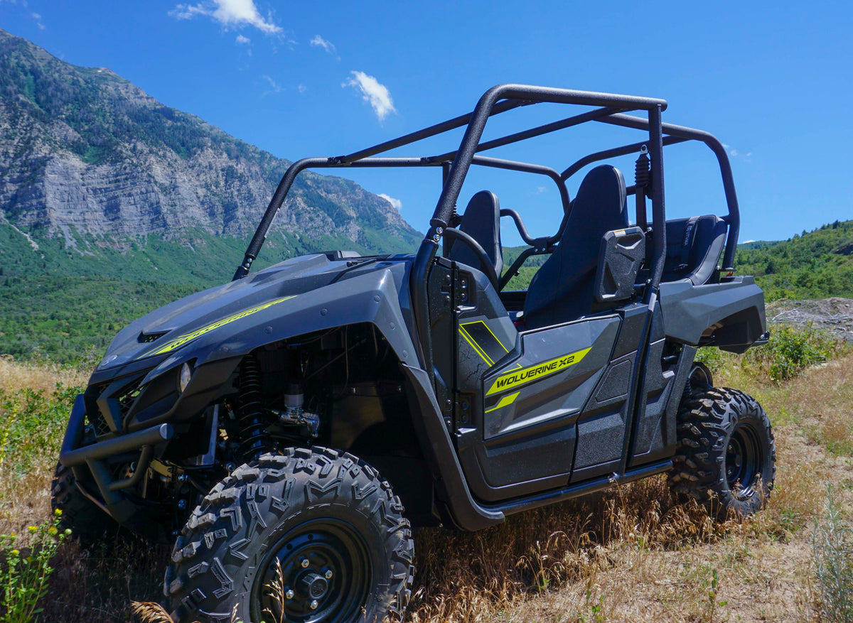 Photo of Yamaha Wolverine X2 Backseat and Roll Cage Kit (2022-2025) by UTV Mountain Accessories - Premium Roll Cages for UTVs / Side by Sides