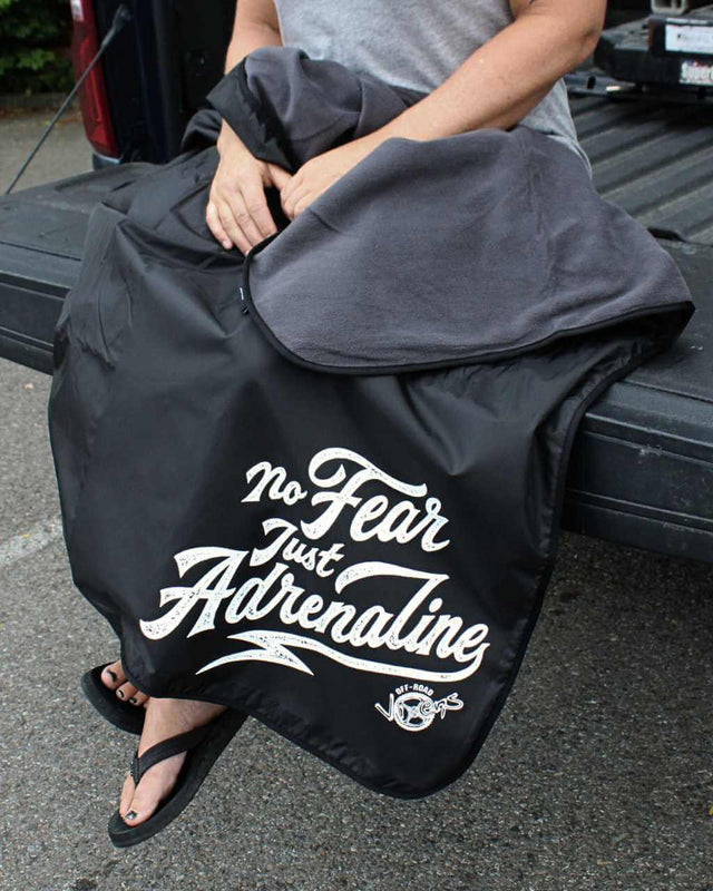 Photo of Adrenaline Travel Blanket by OFF-ROAD VIXENS CLOTHING CO. - Premium Accessories for UTVs / Side by Sides