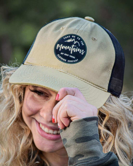 Photo of Take me to the Mountains Dad Hat by OFF-ROAD VIXENS CLOTHING CO. - Premium Hats for UTVs / Side by Sides