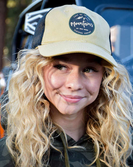 Photo of Take me to the Mountains Dad Hat by OFF-ROAD VIXENS CLOTHING CO. - Premium Hats for UTVs / Side by Sides
