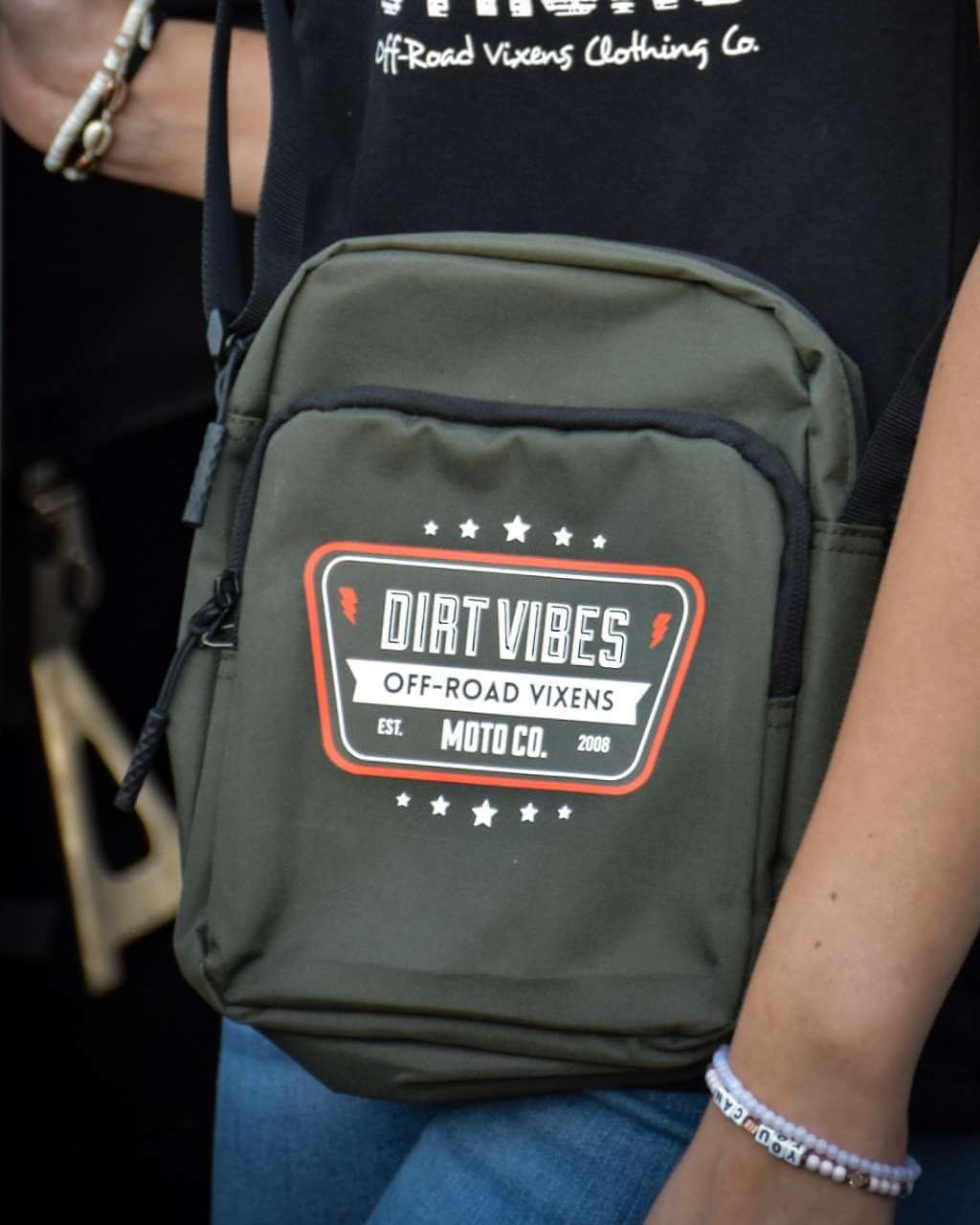 Photo of Dirt Vibes Crossbody Bag by OFF-ROAD VIXENS CLOTHING CO. - Premium Accessories for UTVs / Side by Sides