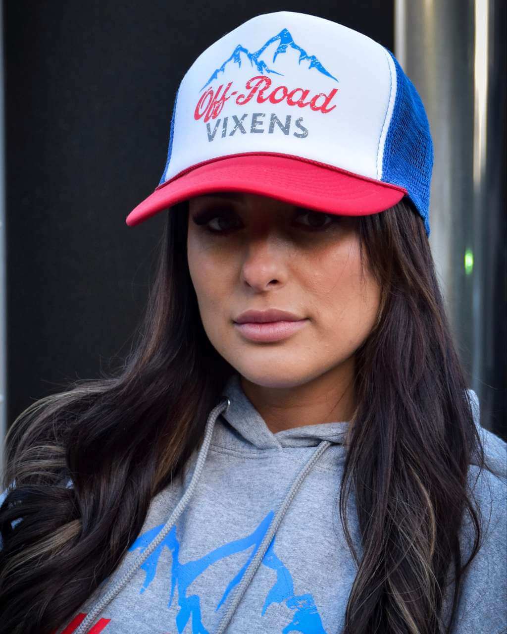 Photo of Rocky Mountain Foam Trucker Hat by OFF-ROAD VIXENS CLOTHING CO. - Premium Apparel & Accessories for UTVs / Side by Sides