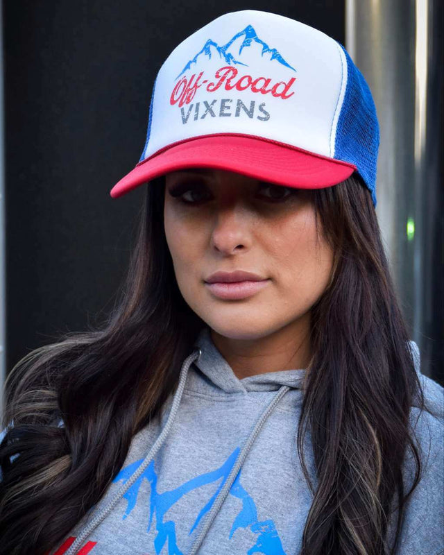 Photo of Rocky Mountain Foam Trucker Hat by OFF-ROAD VIXENS CLOTHING CO. - Premium Apparel & Accessories for UTVs / Side by Sides