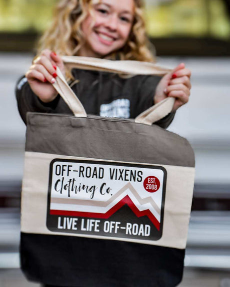 Photo of Retro Tote Bag by OFF-ROAD VIXENS CLOTHING CO. - Premium Accessories for UTVs / Side by Sides