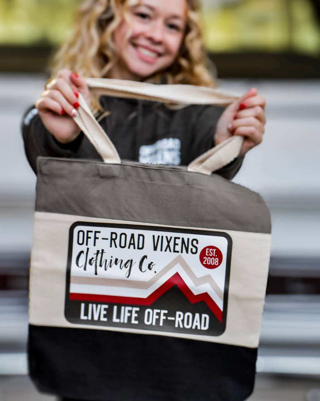 Photo of Retro Tote Bag by OFF-ROAD VIXENS CLOTHING CO. - Premium Accessories for UTVs / Side by Sides