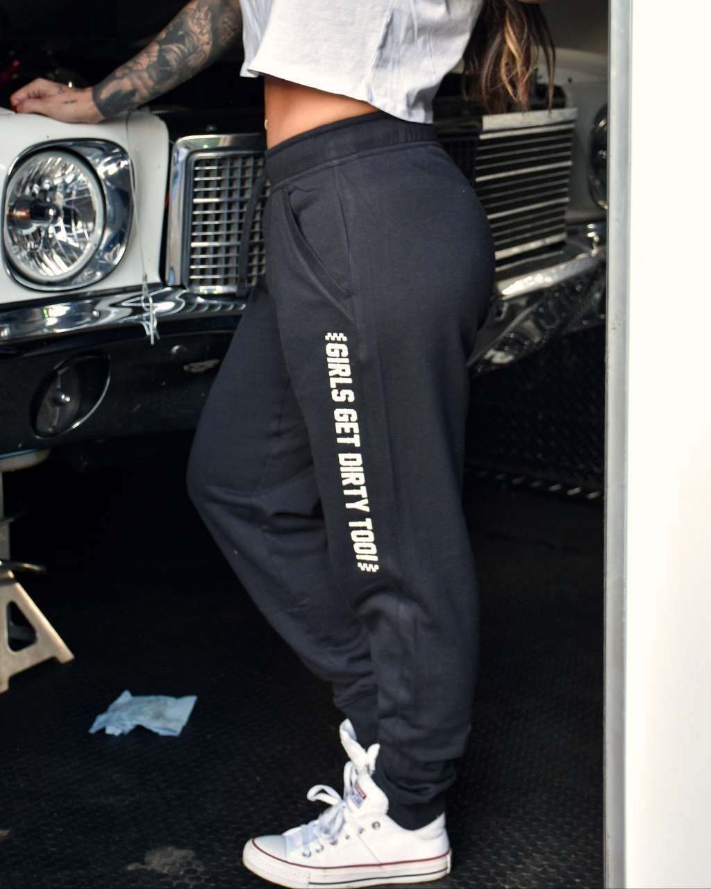 Photo of Checked out Unisex Jogger Pant by OFF-ROAD VIXENS CLOTHING CO. - Premium Bottoms for UTVs / Side by Sides