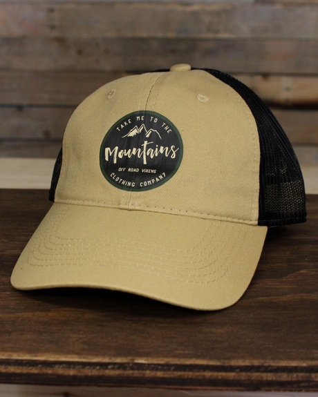 Photo of Take me to the Mountains Dad Hat by OFF-ROAD VIXENS CLOTHING CO. - Premium Hats for UTVs / Side by Sides