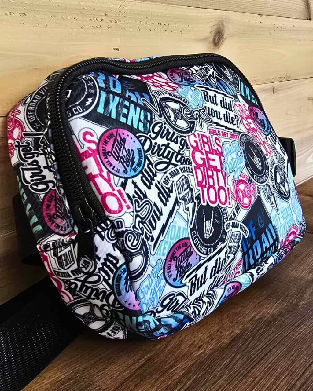 Photo of Graffiti Crossbody/Fannypack Bag by OFF-ROAD VIXENS CLOTHING CO. - Premium Accessories for UTVs / Side by Sides