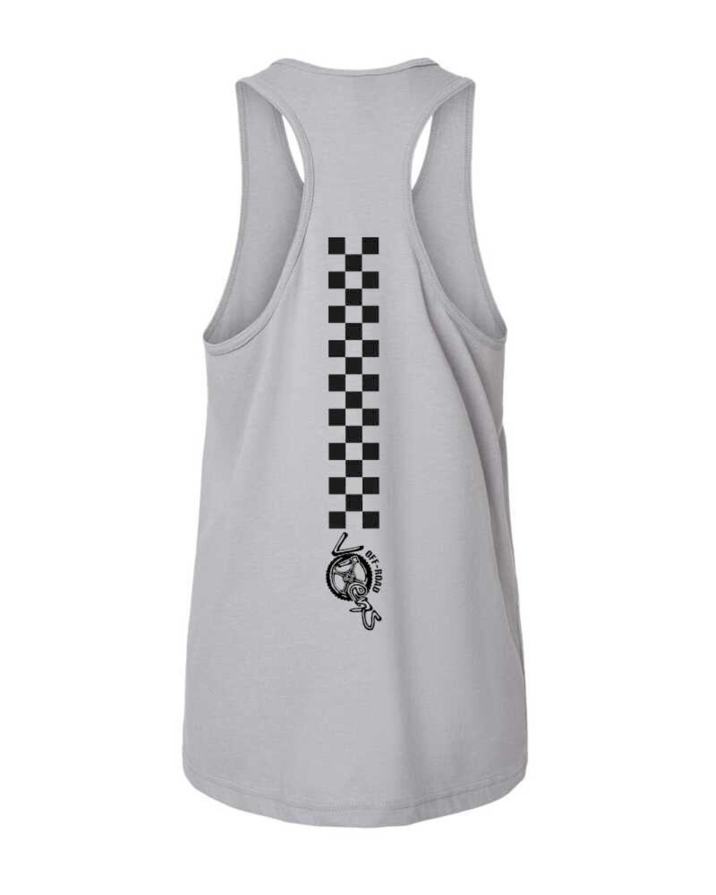Photo of Race Day Vibes Tank by OFF-ROAD VIXENS CLOTHING CO. - Premium Ladies Tanks for UTVs / Side by Sides