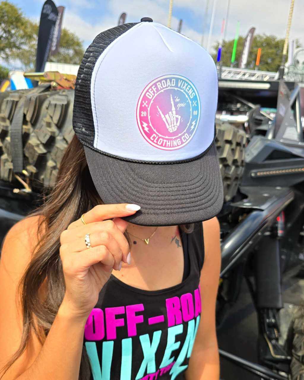 Photo of Be Epic Foam Trucker Hat by OFF-ROAD VIXENS CLOTHING CO. - Premium Apparel & Accessories for UTVs / Side by Sides