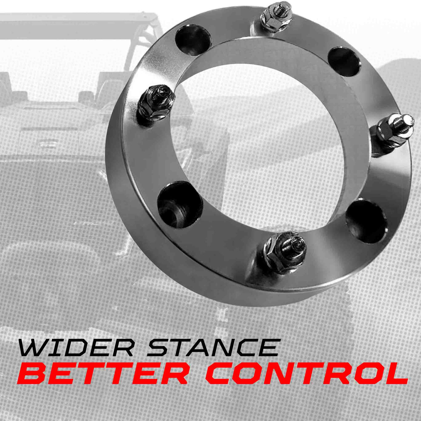 50 Caliber Racing 4x156 Wheel Spacer 12x1.5 Studs 1.5"