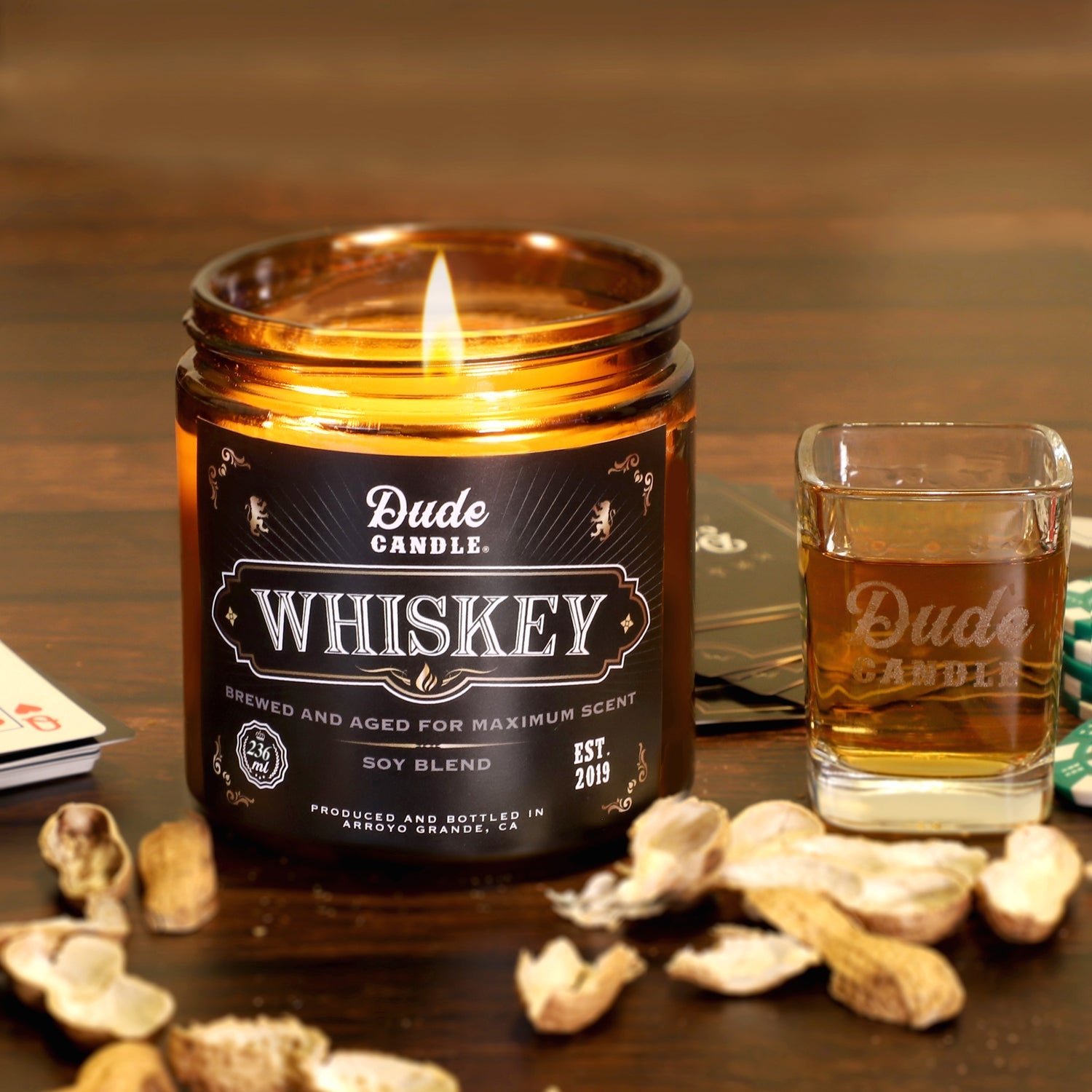 Photo of Dude Candle - Whiskey Scented Candle by Rugged Radios - Premium for UTVs / Side by Sides