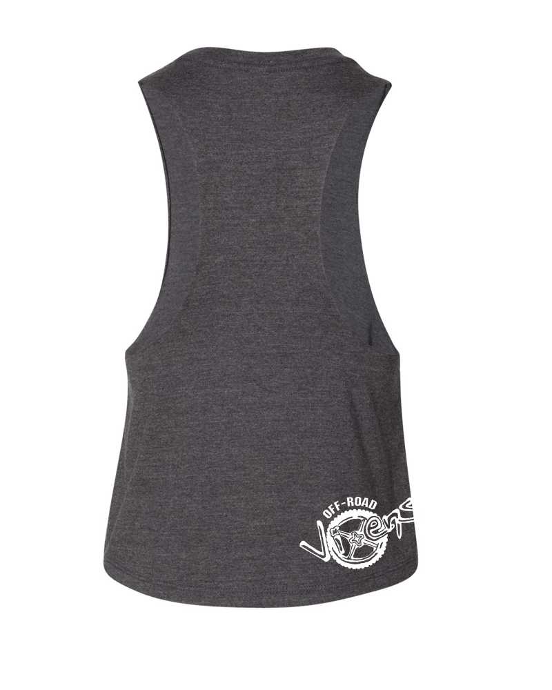 Photo of Whiskey Bent Cropped Tank by OFF-ROAD VIXENS CLOTHING CO. - Premium Apparel & Accessories for UTVs / Side by Sides