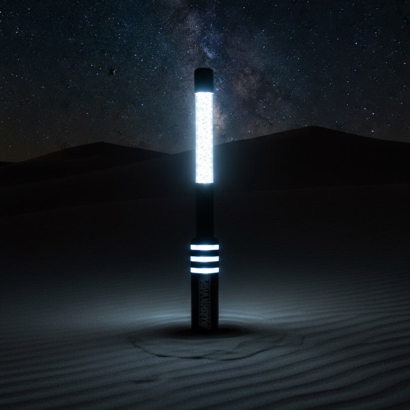 Photo of Game Changer LED Whip - Lollypop Red Single by Marshin Whips - Premium for UTVs / Side by Sides