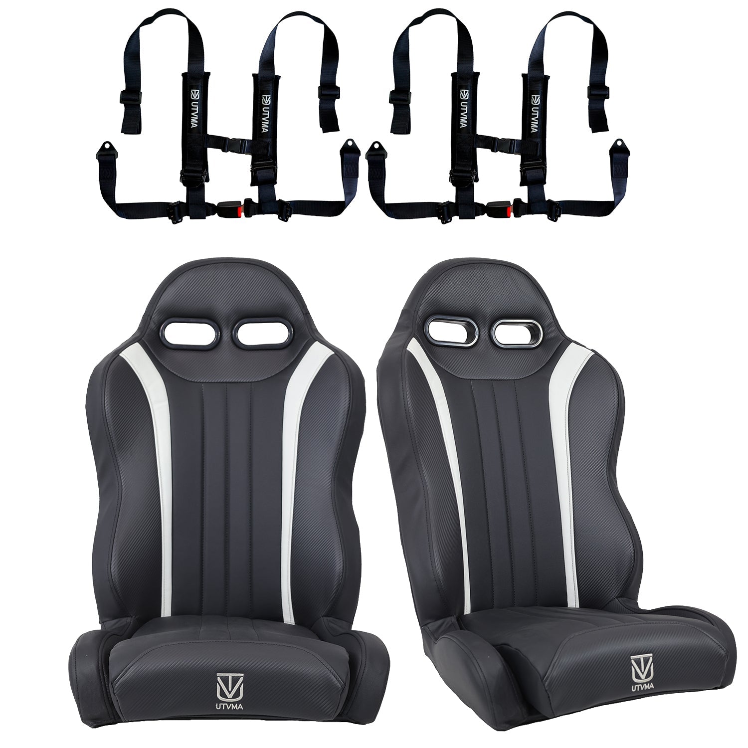 Photo of "Weekender" Series Pair of Front Suspension Bucket Seats Maverick X3 2 or 4 Seater (2017-2025) by UTV Mountain Accessories - Premium Seats & Seat Accessories for UTVs / Side by Sides