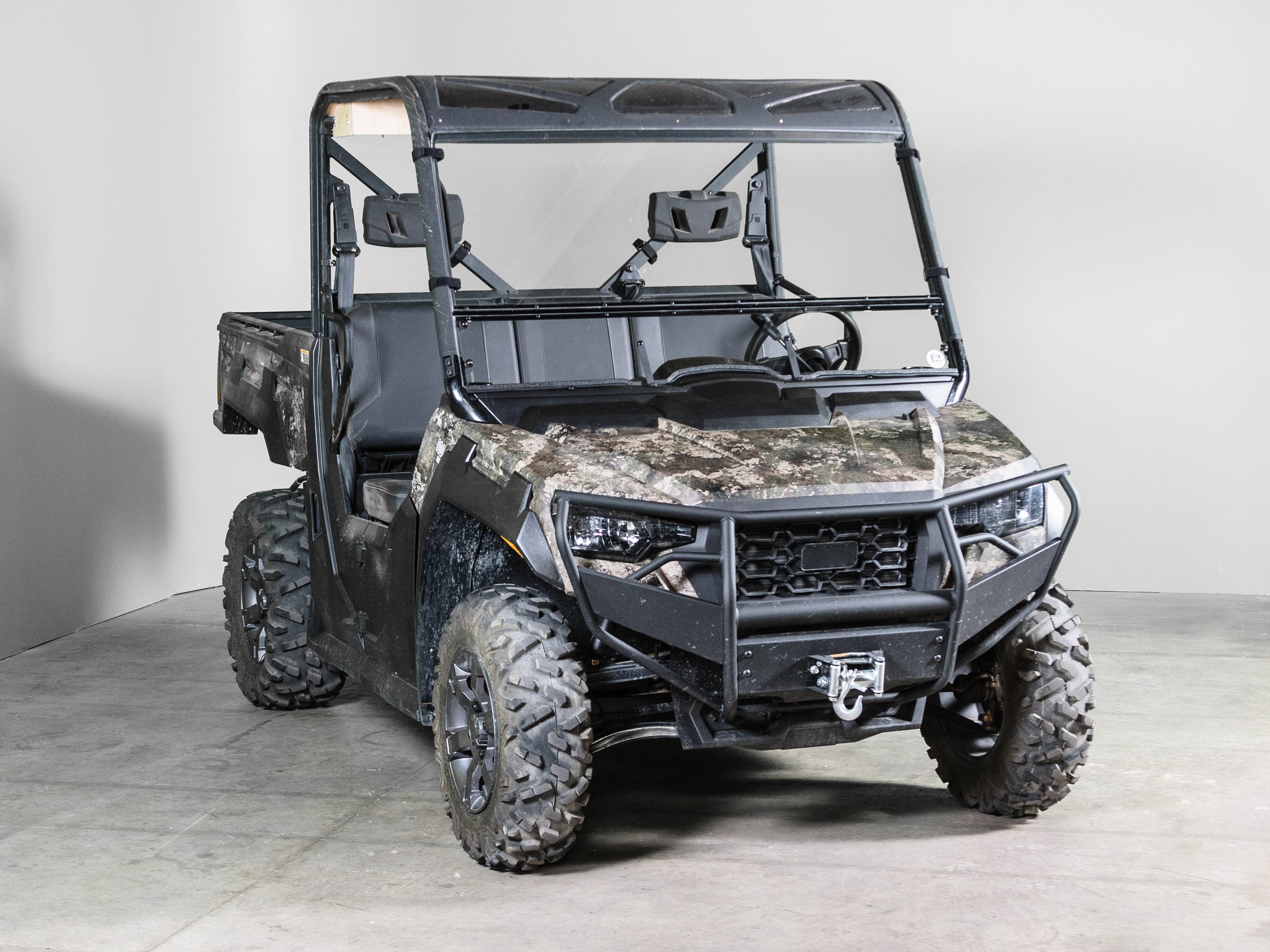 Photo of 2018-2024 ARCTIC CAT PROWLER PRO WITH PRO FIT FRAME (COMPATIBLE WITH TRACKER 800SX) TILTING UTV WINDSHIELD - FOR SOFT OR NO TOP (TK00275, TK00276 & TK00422) by TerraRider UTV Windshields & Accessories - Premium for UTVs / Side by Sides