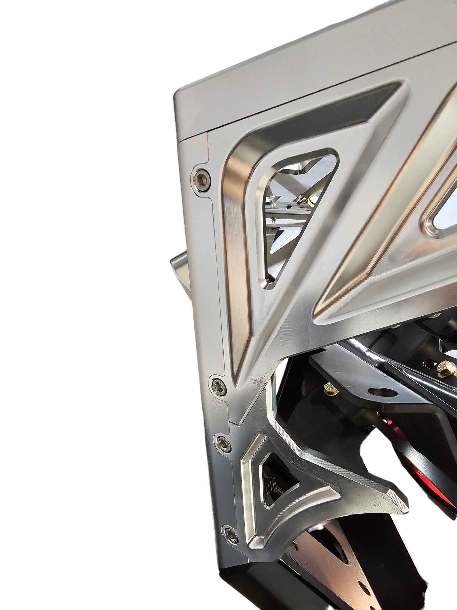 Photo of Winch Hook For EOD Billet Series Bumpers Anodized Clear Machine Finish by Elektric Offroad - Premium Winches & Winch Mounts for UTVs / Side by Sides