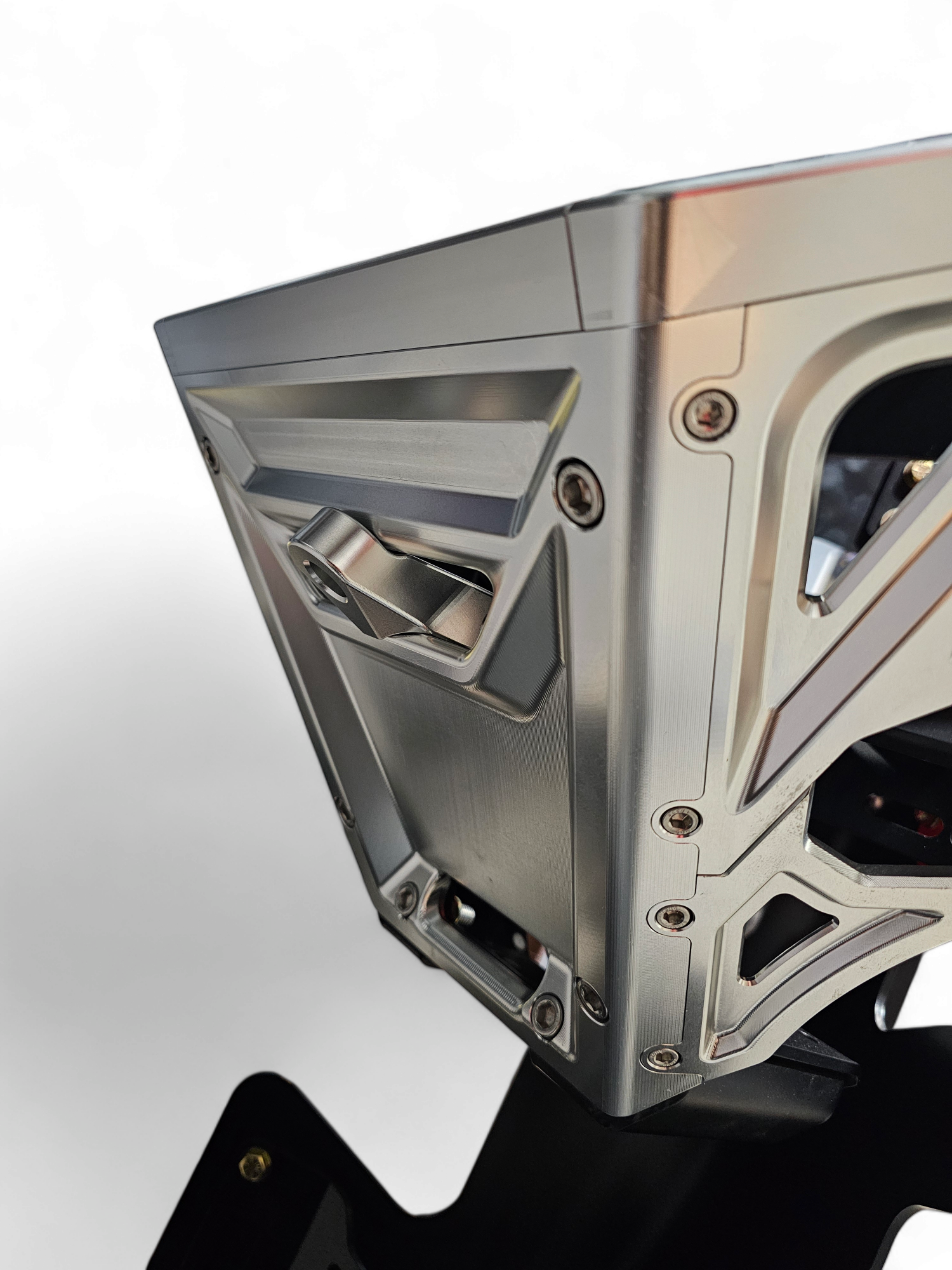 Photo of Winch Hook For EOD Billet Series Bumpers Anodized Clear Machine Finish by Elektric Offroad - Premium Winches & Winch Mounts for UTVs / Side by Sides