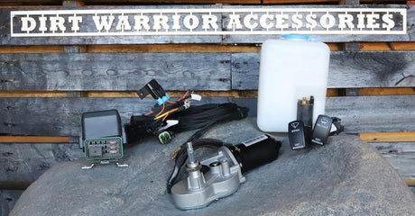 Photo of Electric Windshield Wiper Kit for Polaris PRO R 2022-24 by Dirt Warrior Accessories - Premium ELECTIC WIPER for UTVs / Side by Sides
