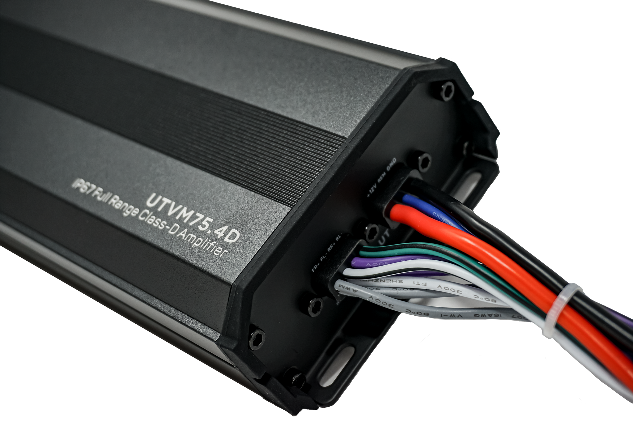 Photo of M-Series 600W 4-Channel Amplifier | UTVM-75.4D by UTV Stereo - Premium Marine Amplifier for UTVs / Side by Sides