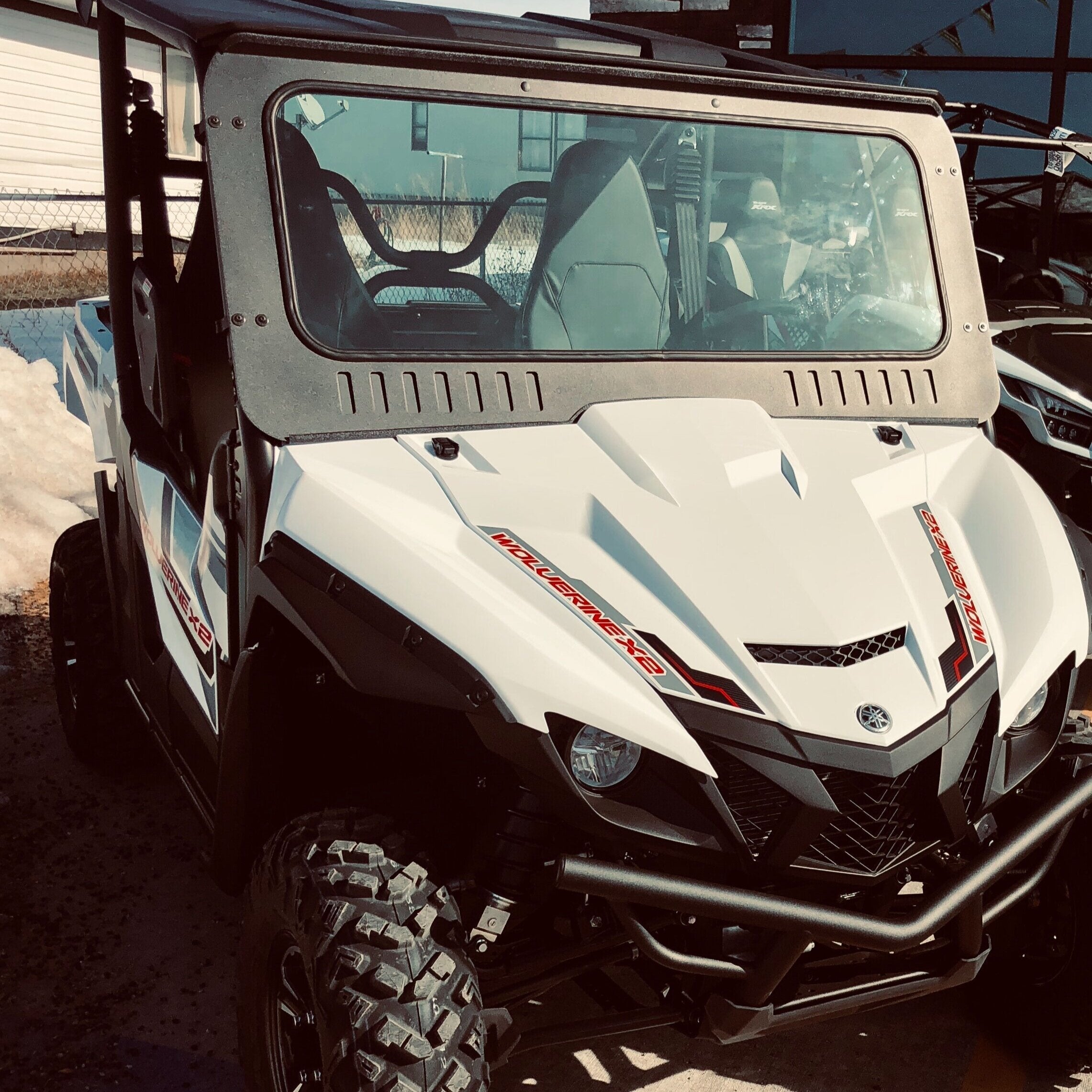 Photo of Yamaha Wolverine X2/X4 by Alpha Windshields - Premium Windshields for UTVs / Side by Sides