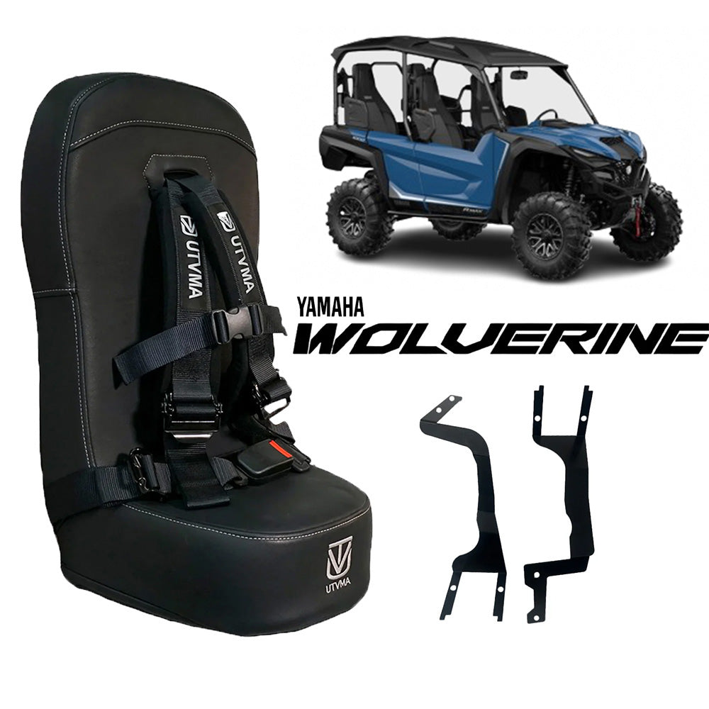 Photo of Yamaha Wolverine RMAX 4 Compact (2025) by UTV Mountain Accessories - Premium Bump Seats for UTVs / Side by Sides