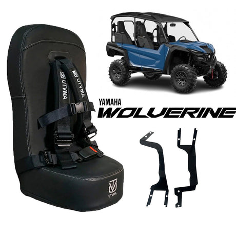 Photo of Yamaha Wolverine RMAX 4 Compact (2025) by UTV Mountain Accessories - Premium Bump Seat for UTVs / Side by Sides