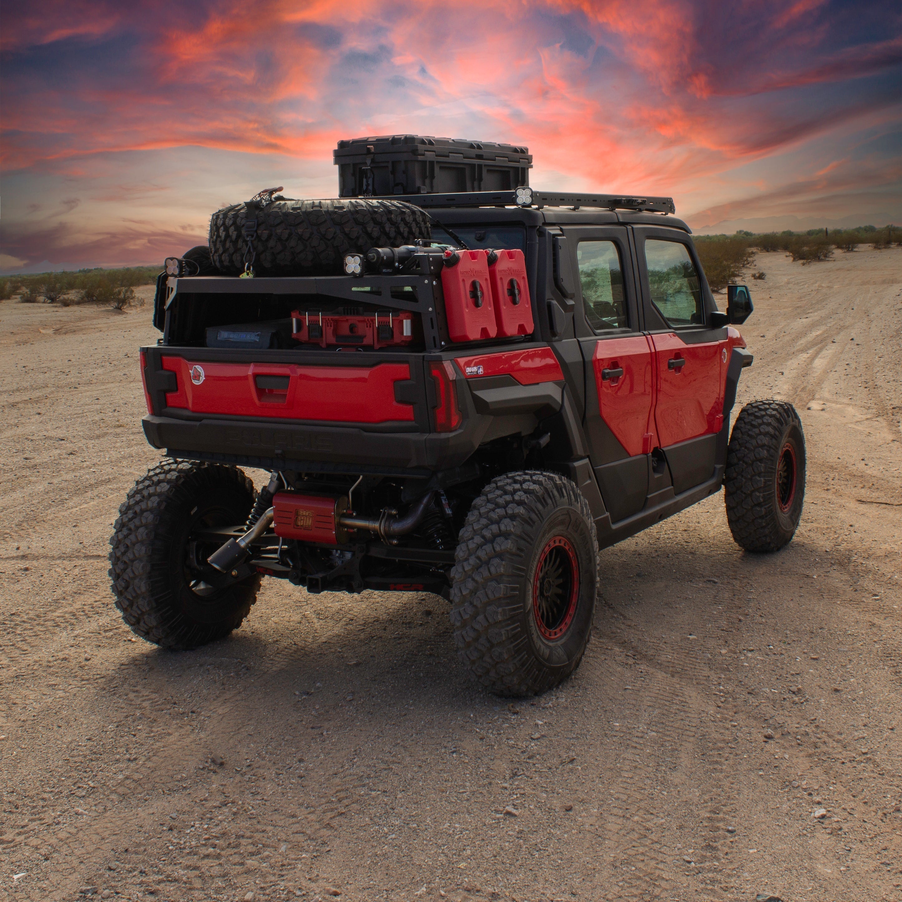 Photo of Polaris Xpedition X-Plorer Series Bed Rack System by SDR Motorsports - Premium Storage for UTVs / Side by Sides