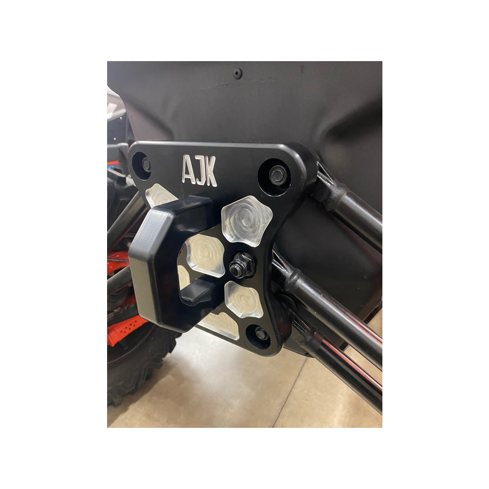 Photo of Can-Am X3 Billet Aluminum Radius Rod Plate by AJK Offroad - Premium for UTVs / Side by Sides