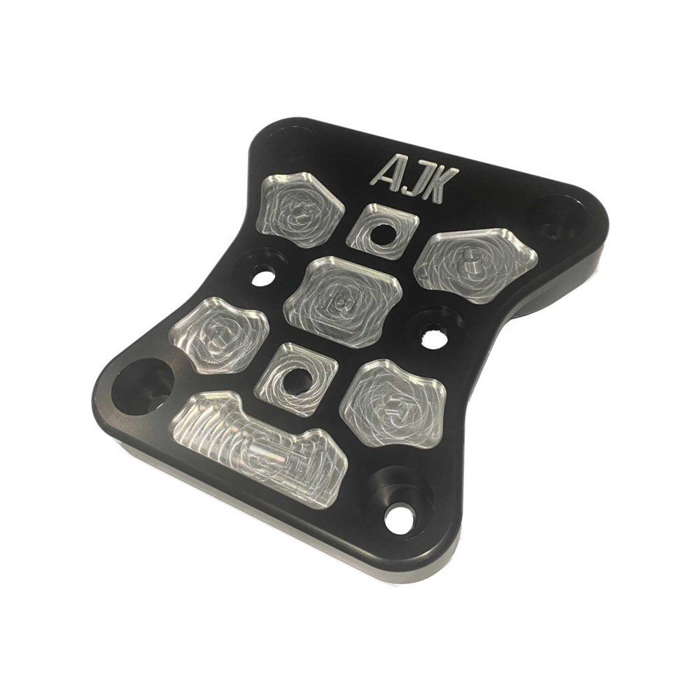 Photo of Can-Am X3 Billet Aluminum Radius Rod Plate by AJK Offroad - Premium for UTVs / Side by Sides