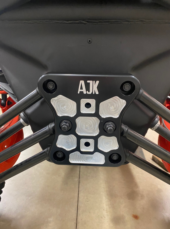 Photo of Can-Am X3 Billet Aluminum Radius Rod Plate by AJK Offroad - Premium for UTVs / Side by Sides