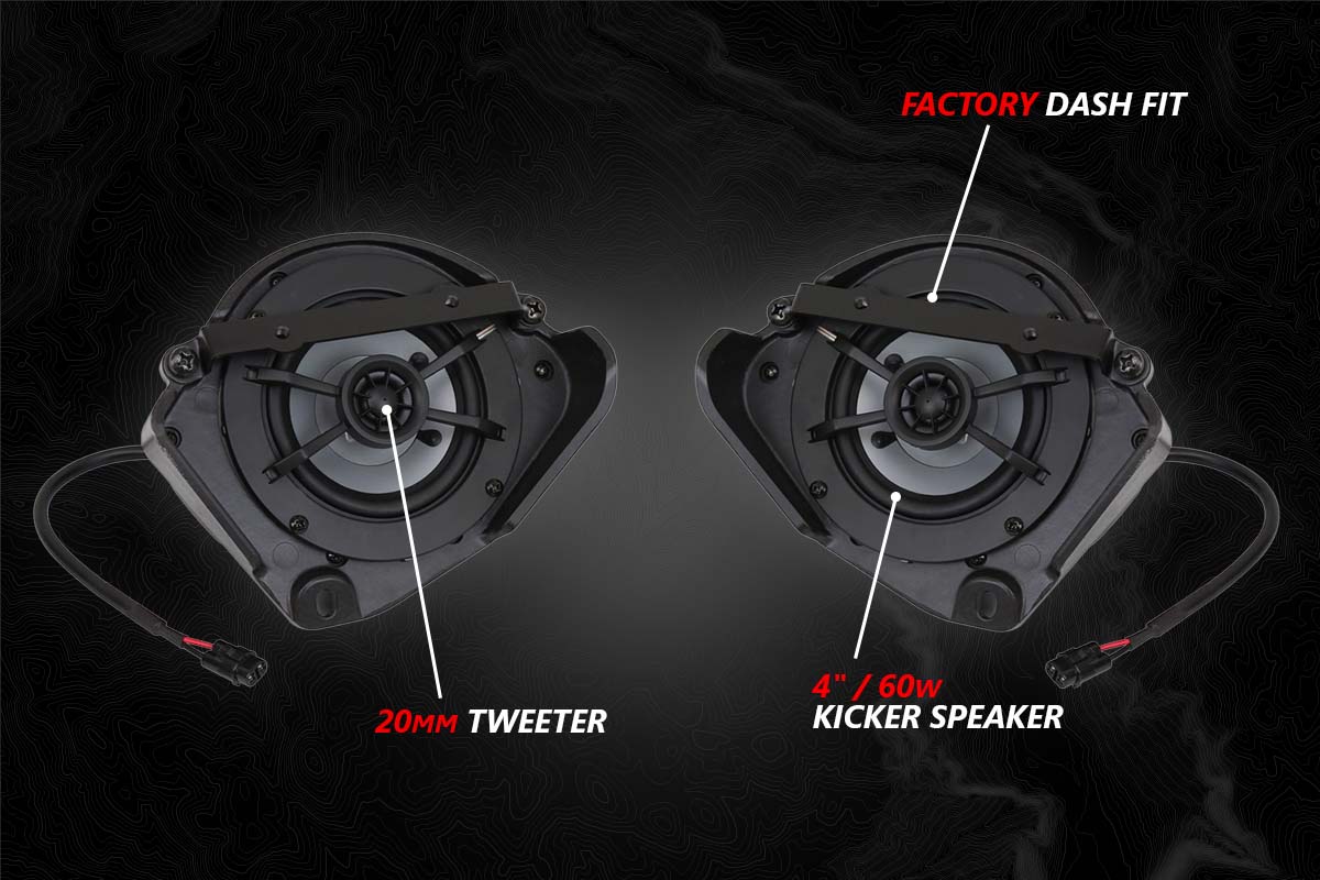Photo of 2017-2024 CanAm X3 Phase X 8-Speaker Plug-&-Play kit w/JVC by SSV Works - Premium Audio for UTVs / Side by Sides