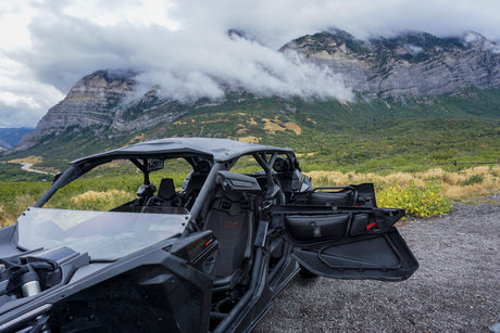 Photo of Maverick X3 Front Door Bag Set (2017-2025) by UTV Mountain Accessories - Premium Can-Am for UTVs / Side by Sides