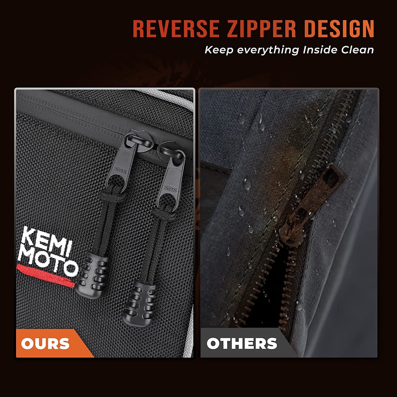 Photo of Kemimoto Front and Rear Door Bags for Can Am Maverick X3 Max by Kemimoto - Premium for UTVs / Side by Sides