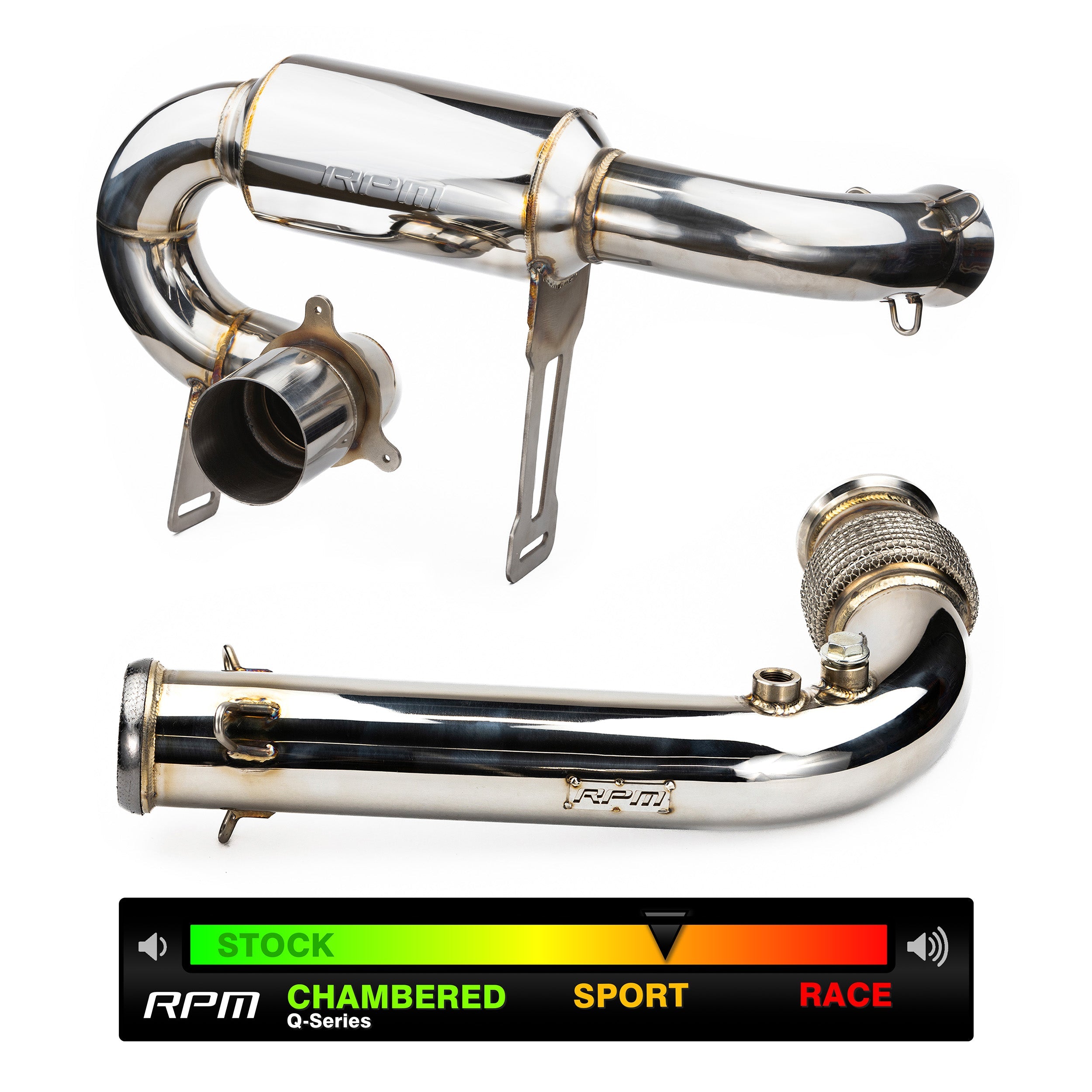 Photo of RPM SXS RPM X3 FULL 3" Exhaust Monster Core Muffler & Mid Pipe Can Am Maverick X3 Turbo, R, & RR 2017-2025 by RPM SXS - Premium for UTVs / Side by Sides