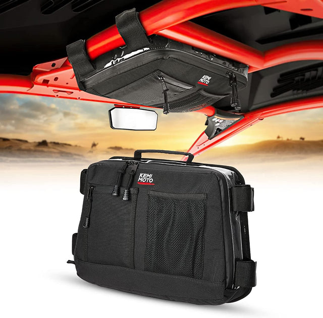 Photo of Overhead Roof Storage Bag for Can Am Maverick X3/X3 MAX by Kemimoto - Premium for UTVs / Side by Sides