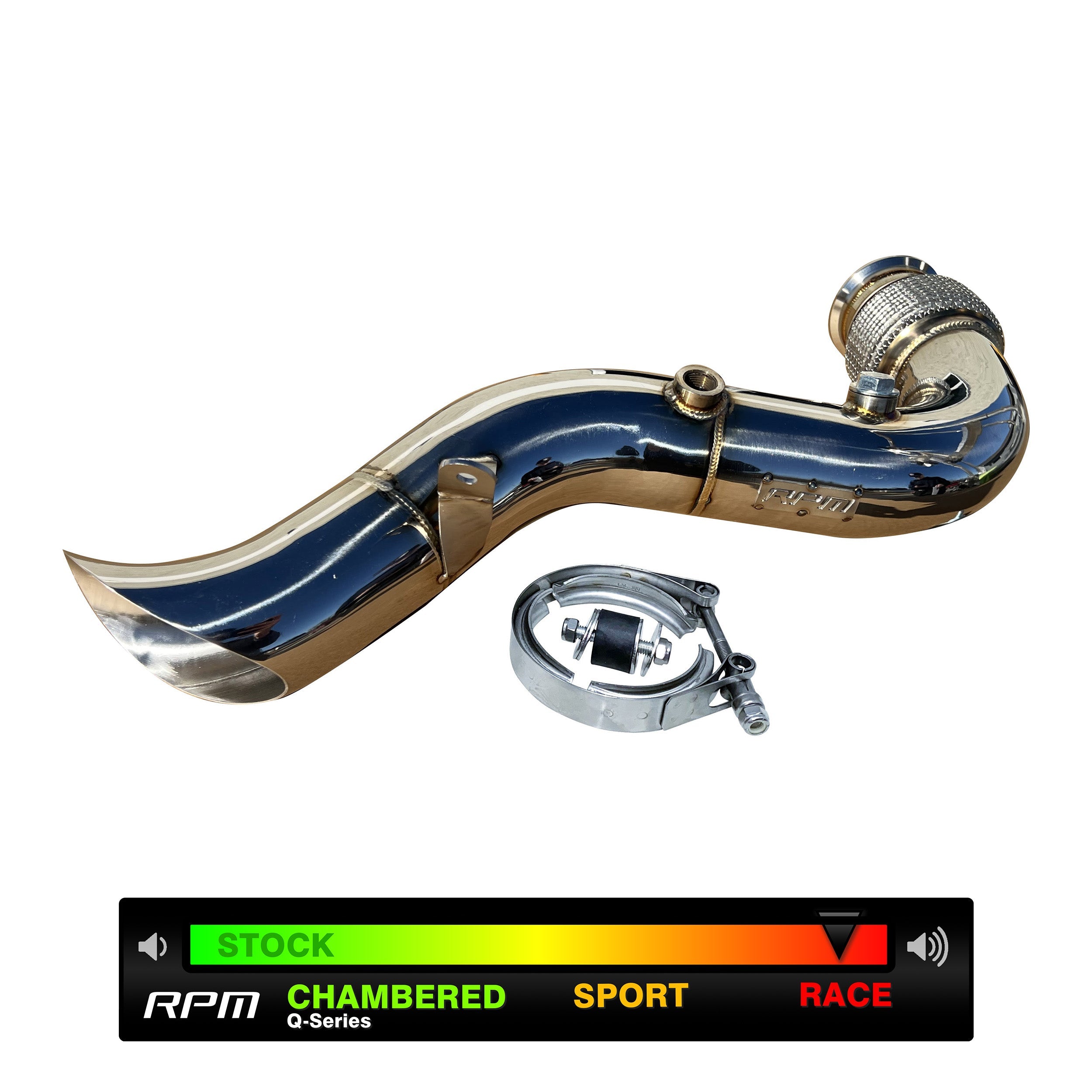 Photo of RPM SXS RPM Can-Am X3 Turbo Back 3" Full Race / Drag Pipe by RPM SXS - Premium for UTVs / Side by Sides