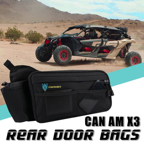 Can-Am X3 Rear Door Bags - Enhanced Storage + Weather-Resistant (2017-2022)