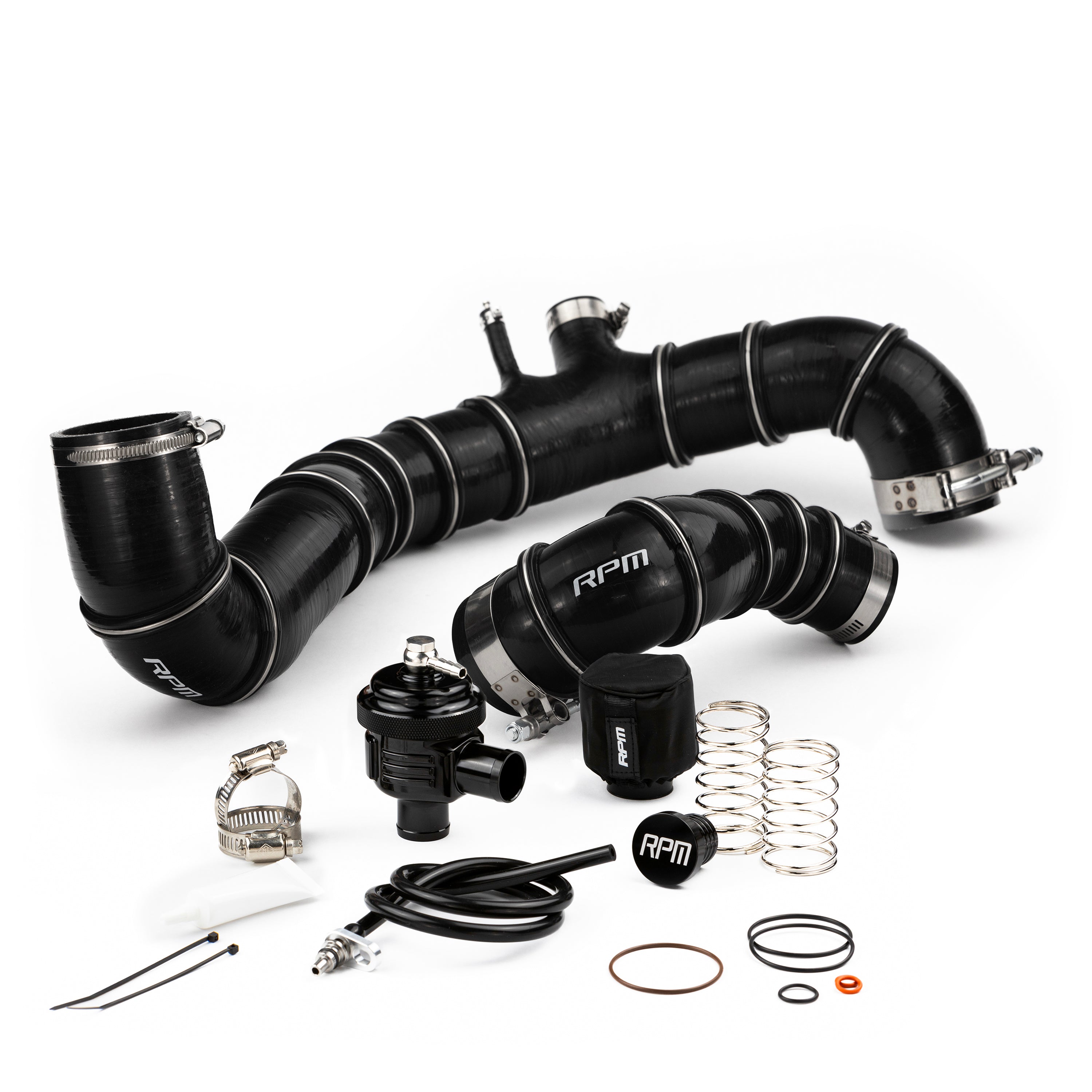 Photo of RPM SXS RPM Wire Reinforced 5ply Silicone Charge Tube - 2017-2025 Can-Am X3 R & RR by RPM SXS - Premium for UTVs / Side by Sides