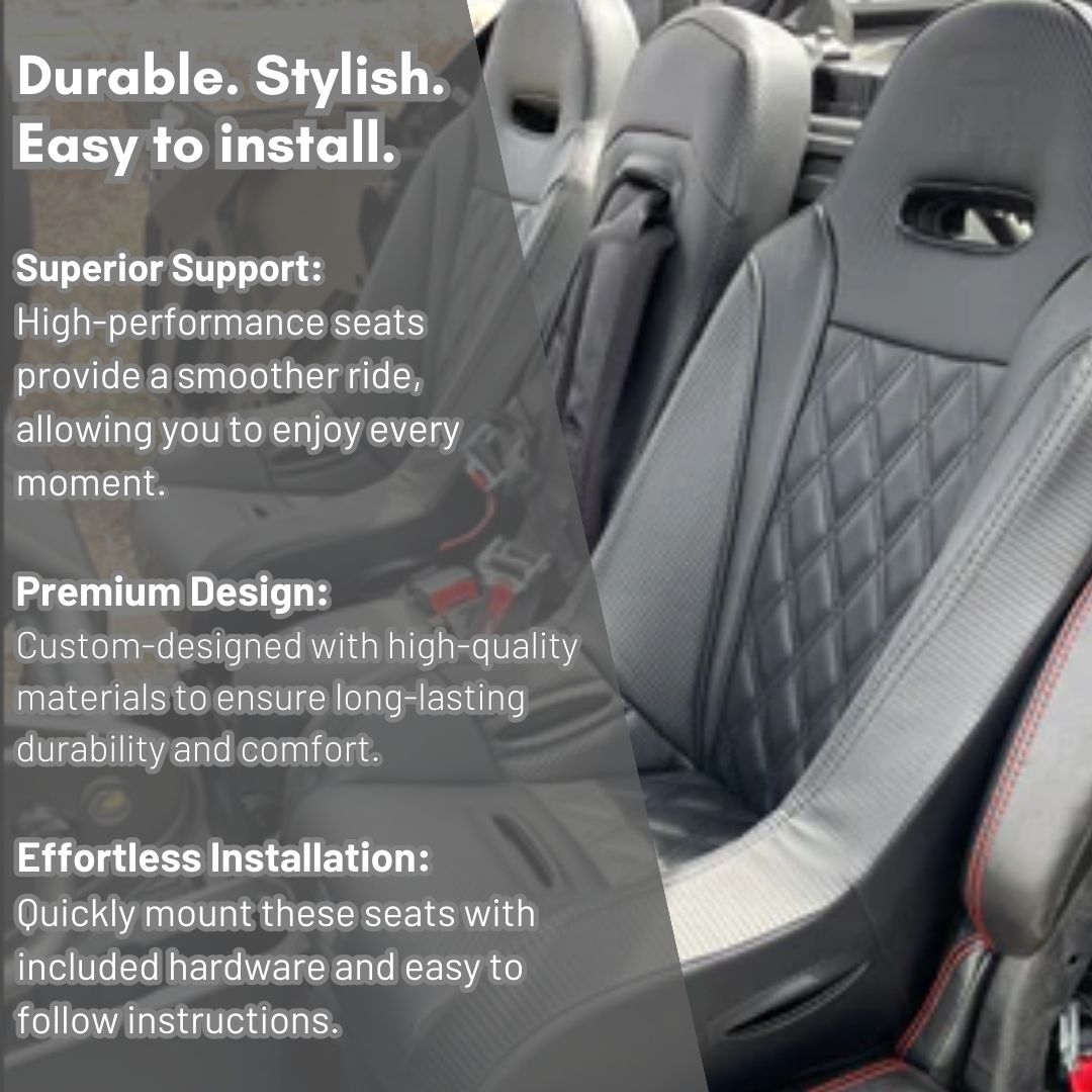 Photo of PRO XP Bump Seat by Aces Racing - Premium Bump Seats for UTVs / Side by Sides