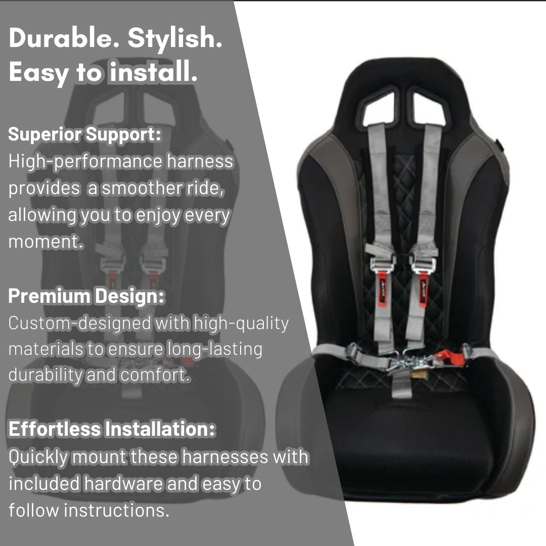 Photo of 5-Point Harness (2 Inch Padding) by Aces Racing - Premium Harnesses for UTVs / Side by Sides
