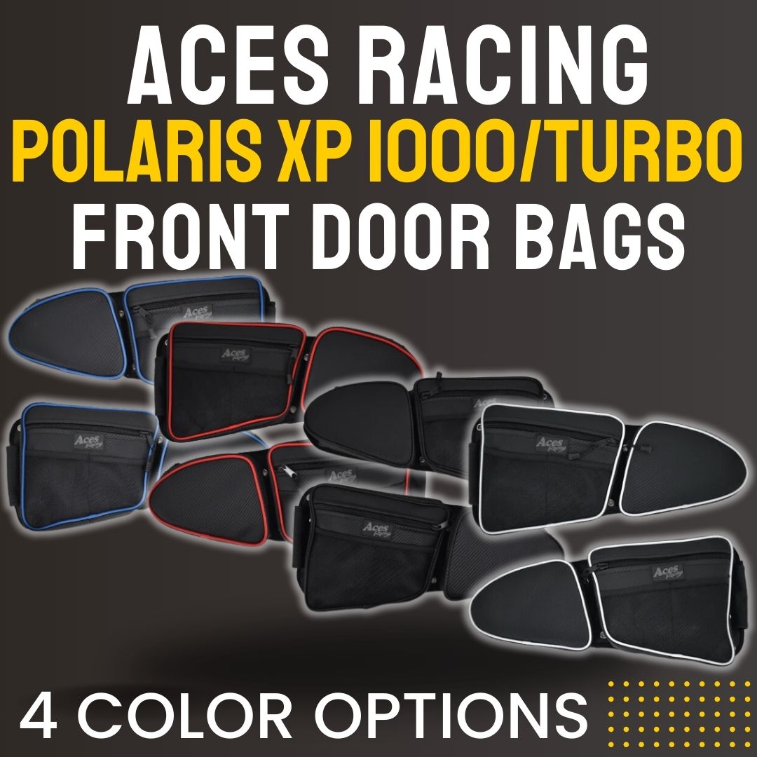 Photo of Polaris RZR 1000/Turbo Front Door Bags by Aces Racing - Premium Storage for UTVs / Side by Sides