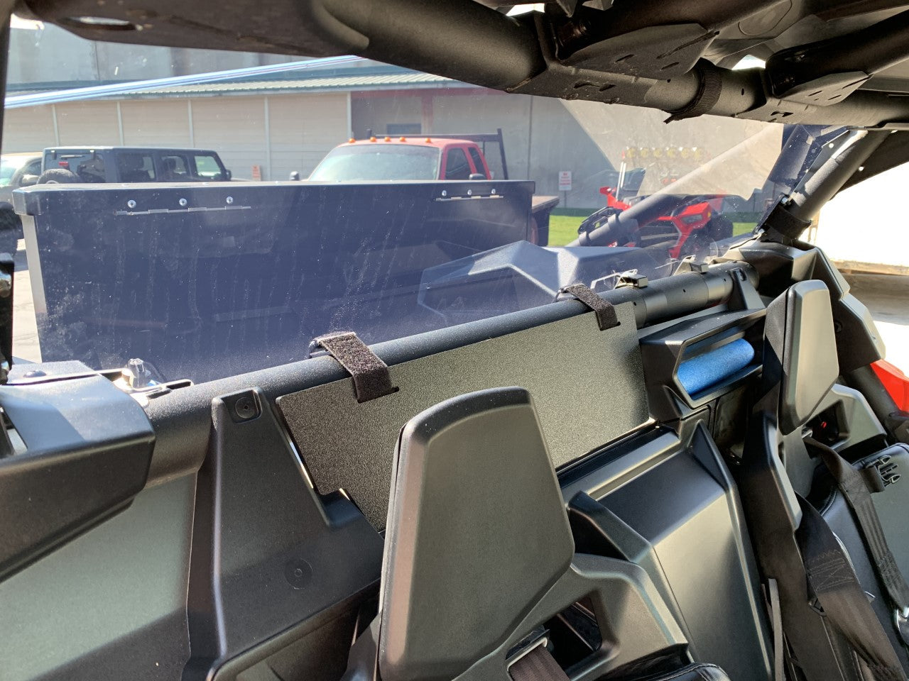 Photo of Can Am X3 Maverick Rear Window Tinted by UTVZILLA - Premium for UTVs / Side by Sides