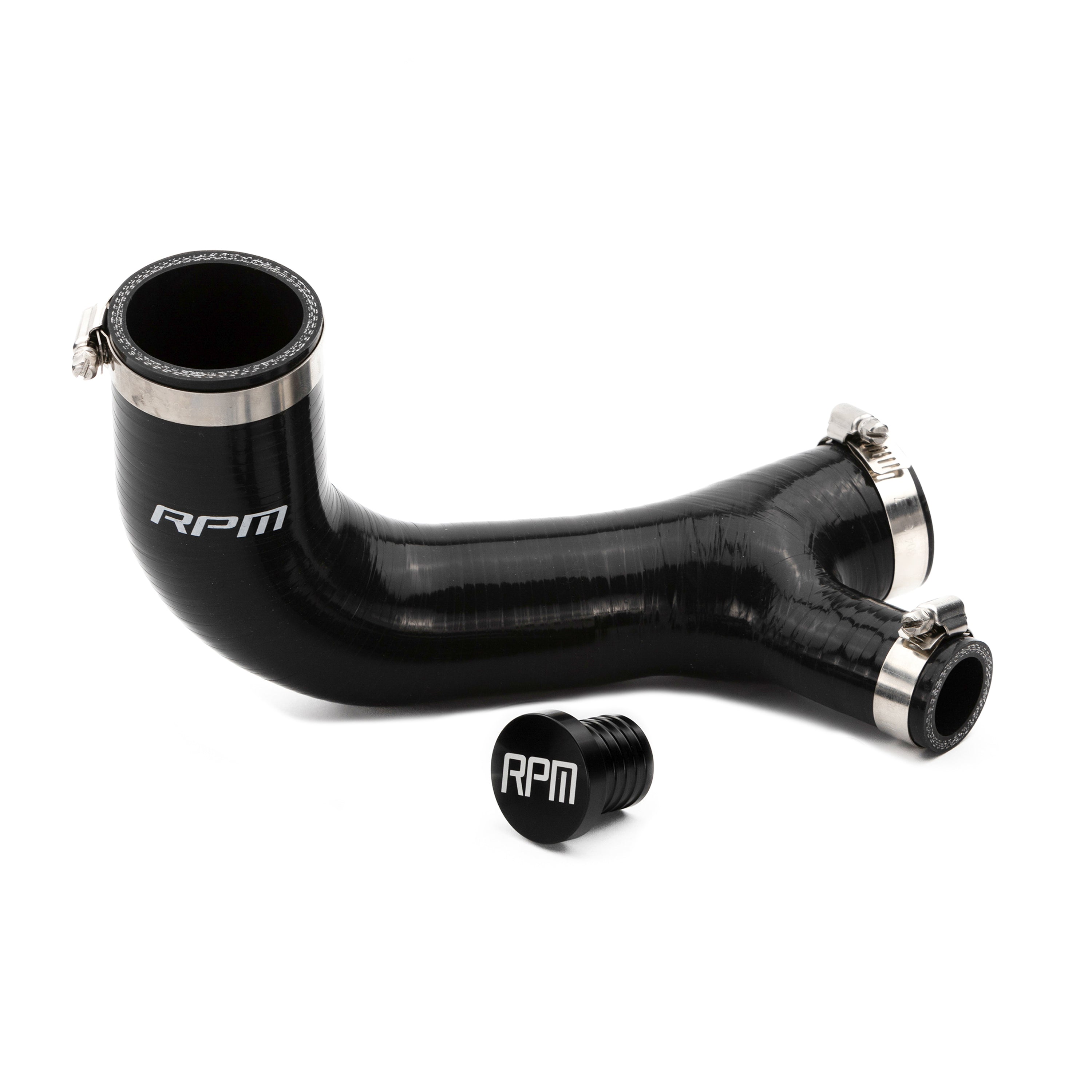 Photo of RPM SXS RPM Black Silicone Blow Off Valve Adapter Tube Can-Am Maverick X3 Turbo by RPM SXS - Premium for UTVs / Side by Sides